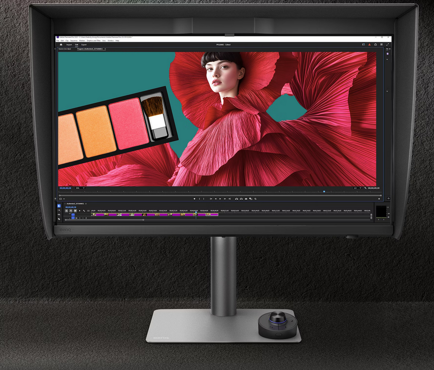 BenQ Creative Pro PD2770U Monitor 24" 4K IPS με Χρόνο Απόκρισης 5ms GTG Μαύρο